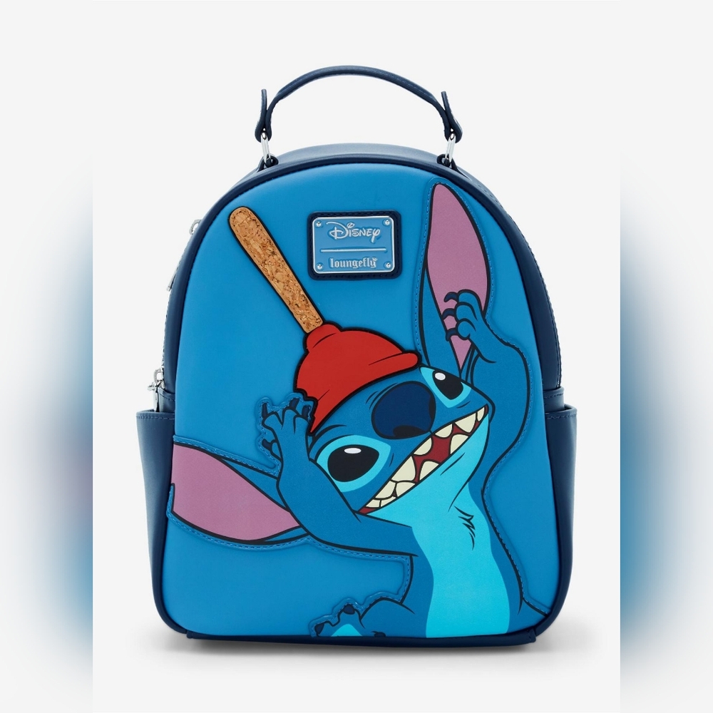 Loungefly Disney Lilo & Stitch Plunger Stitch Mini Backpack